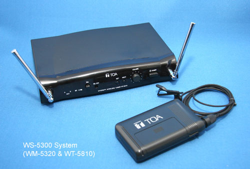TOA WM5320 UHF system